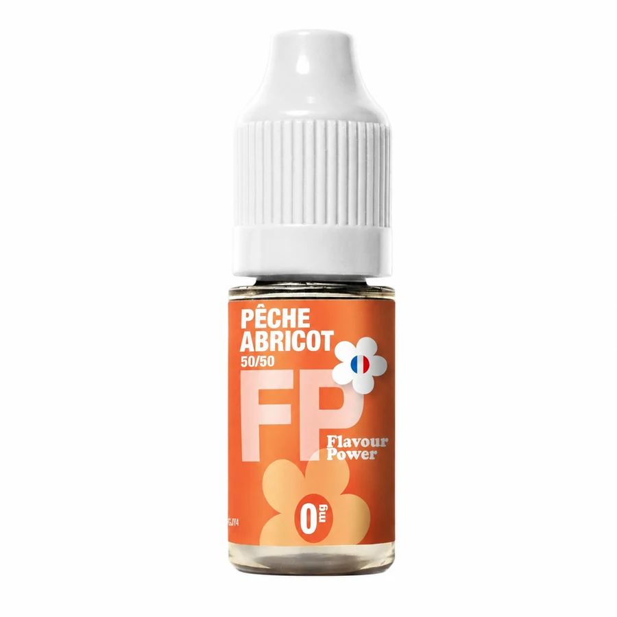 E-liquide Pêche Abricot 50/50 10 mL - Flavour Power