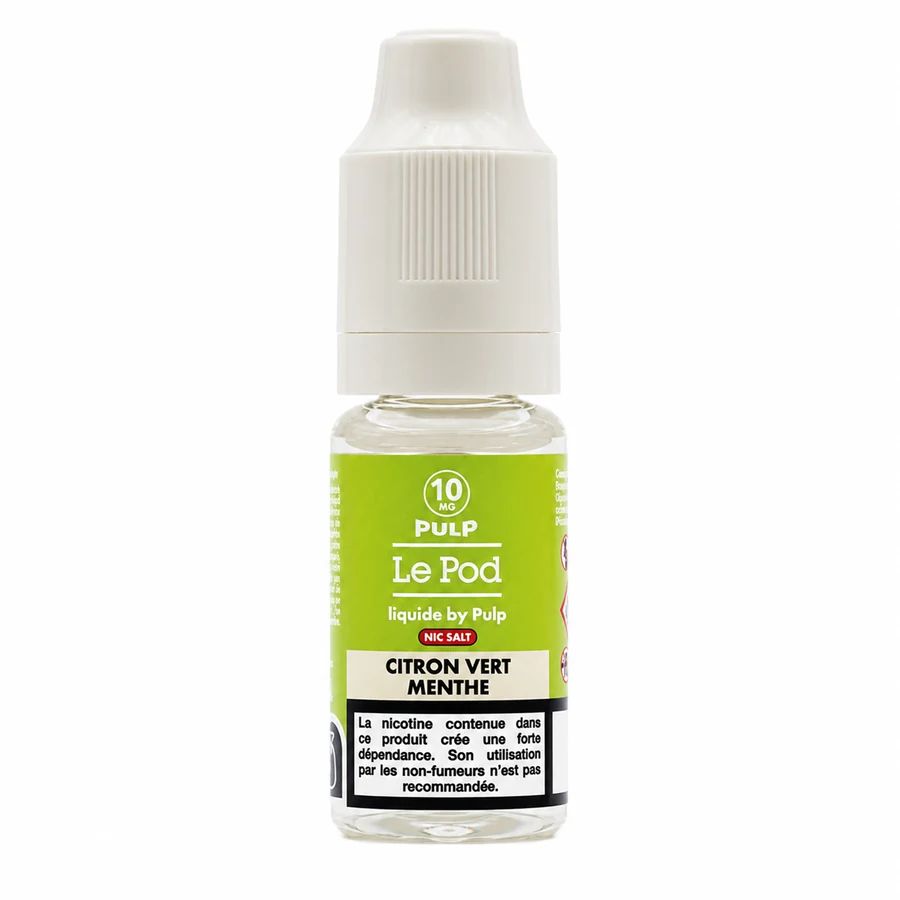 E-liquide Citron Vert Menthe 10 mL - Pulp Le Pod — Pulp - Le Pod