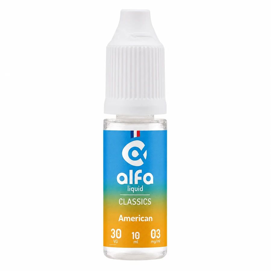 E-liquide American (30 VG) 10 mL - Alfaliquid