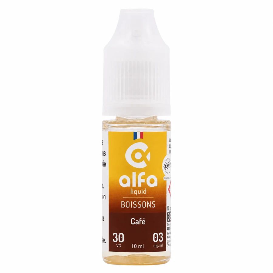 E-liquide Café (30 VG) 10 mL - Alfaliquid