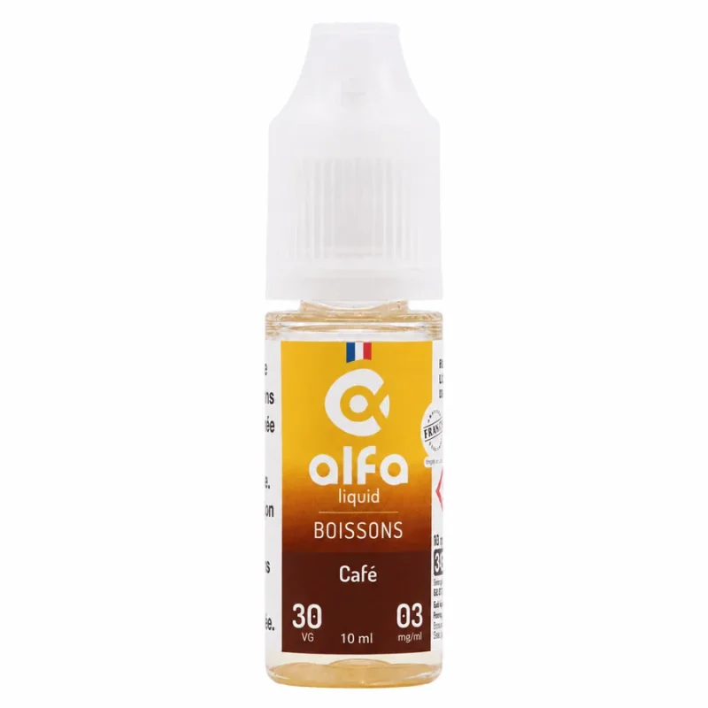 E-liquide Café (30 VG) 10 mL - Alfaliquid