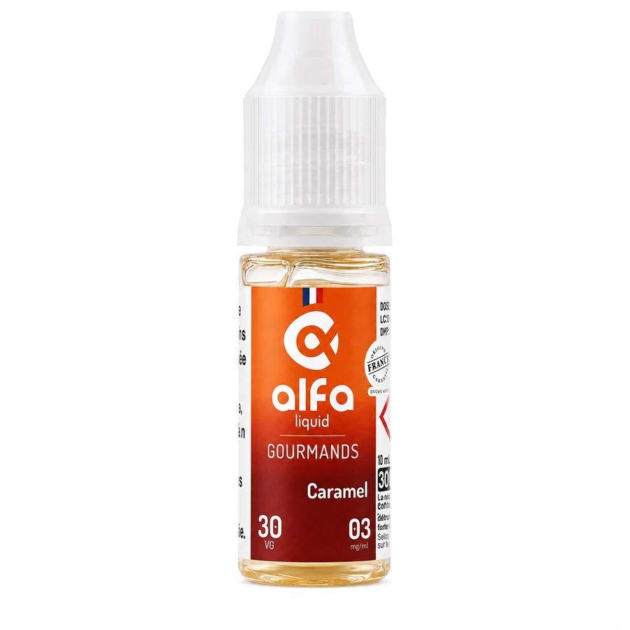 E-liquide Caramel (30 VG) 10 mL - Alfaliquid — Alfaliquid - 30VG