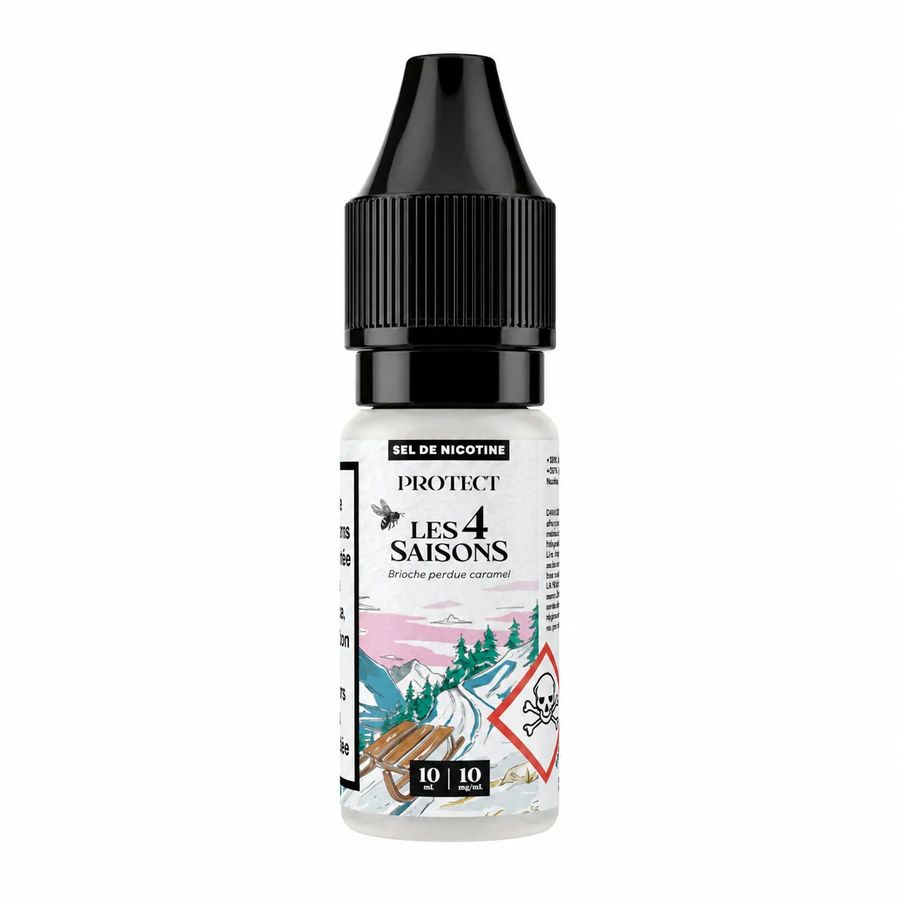 E-liquide Brioche Perdue Caramel sels de nicotine 10 mL - Protect