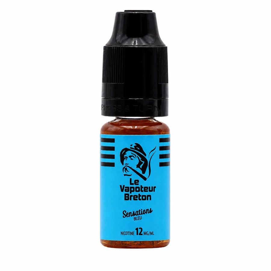 E-liquide Bleu Sensations 10 mL - Le Vapoteur Breton