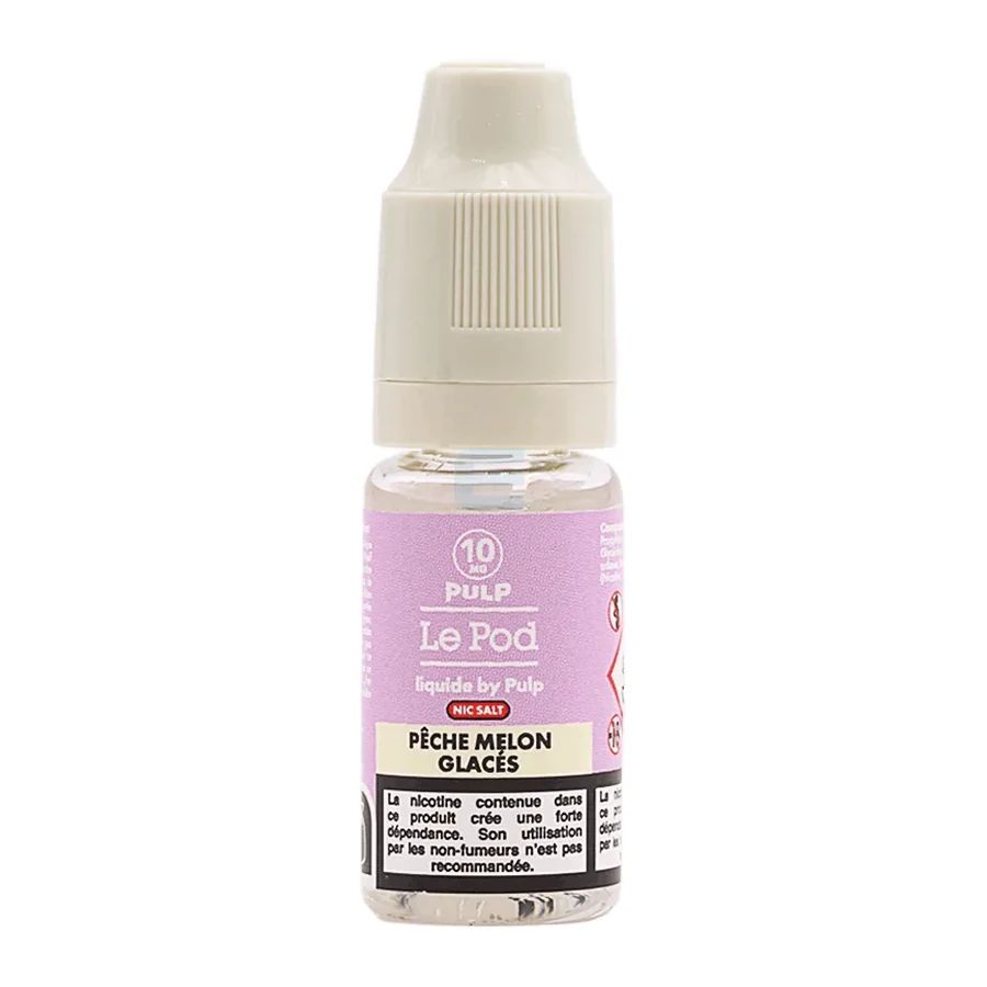 E-liquide Pêche Melon Glacés 10 mL - Pulp Le Pod — Pulp - Le Pod