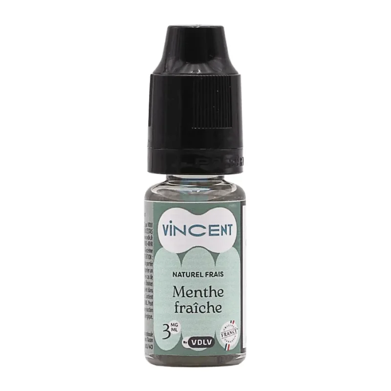 Menthe Fraîche 10 mL, e-liquide Vincent (VDLV)