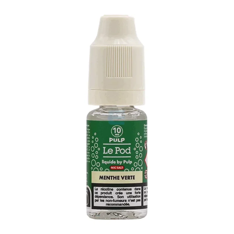 Menthe Verte Fizz 10 mL, e-liquide Pulp Le Pod