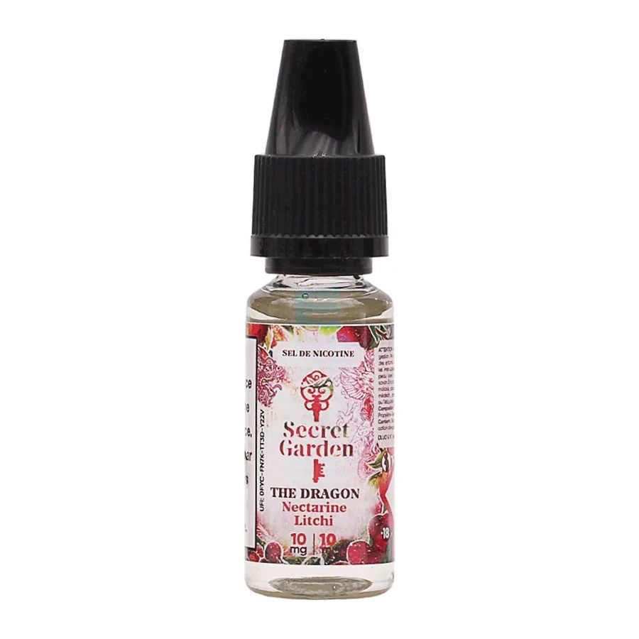 The Dragon sels de nicotine 10 mL, e-liquide Secret Garden