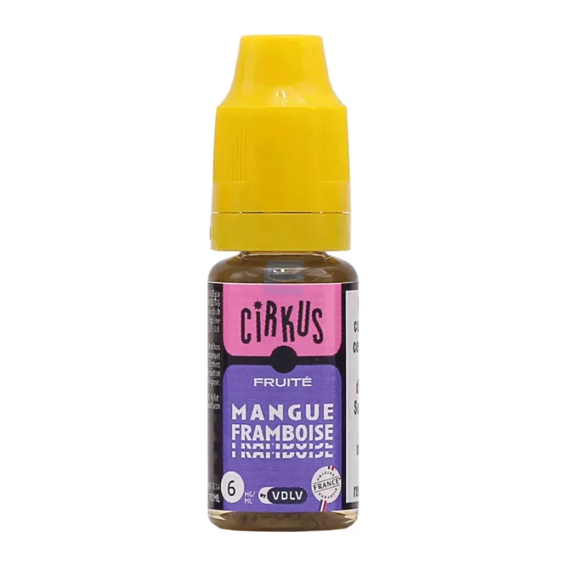 Mangue Framboise 10 mL, e-liquide CirKus (VDLV)