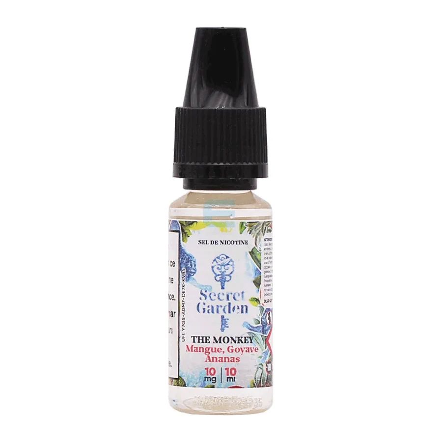 E-liquide The Monkey sels de nicotine 10 mL - Secret Garden