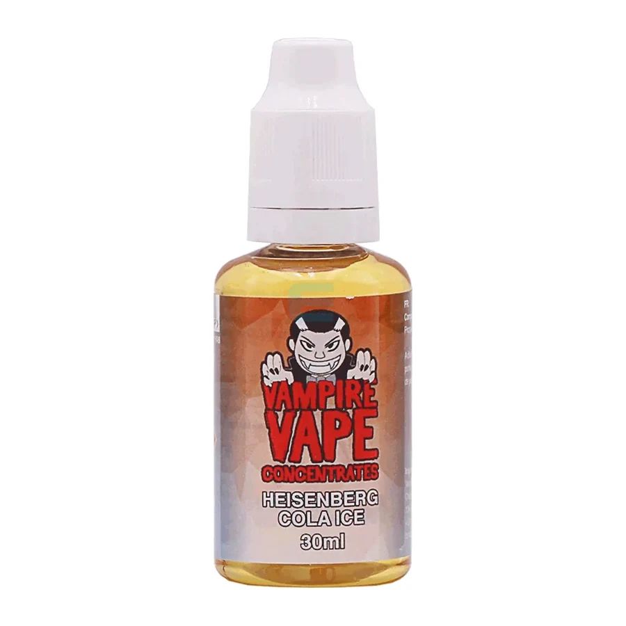 Heisenberg Cola Ice 30 mL, concentré Vampire Vape