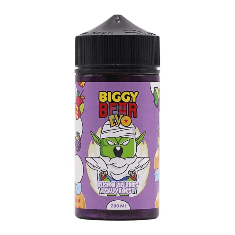 Fusion de Baies Sauvages 200 mL, e-liquide Biggy Bear Evo