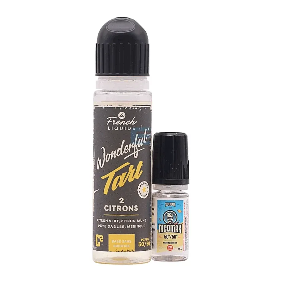 2 Citrons 60 mL, e-liquide Wonderful Tart (Le French Liquide)