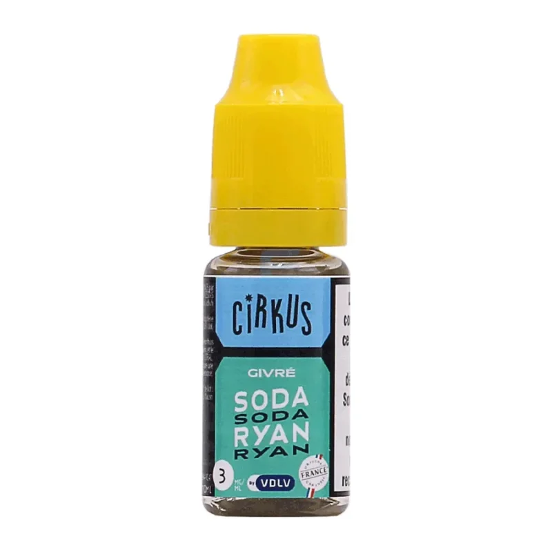 Soda Ryan 10 mL, e-liquide CirKus (VDLV)