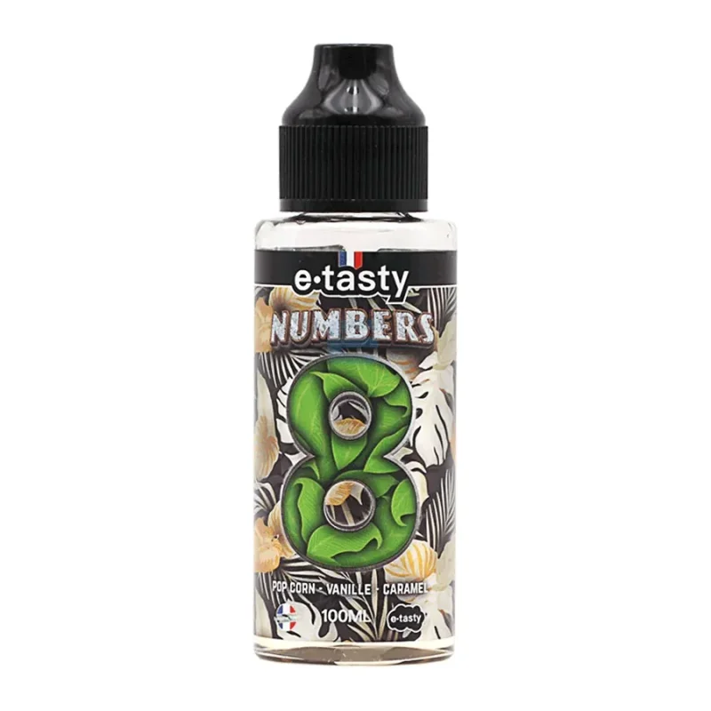Numbers 8 100 mL, e-liquide Numbers (E.Tasty)