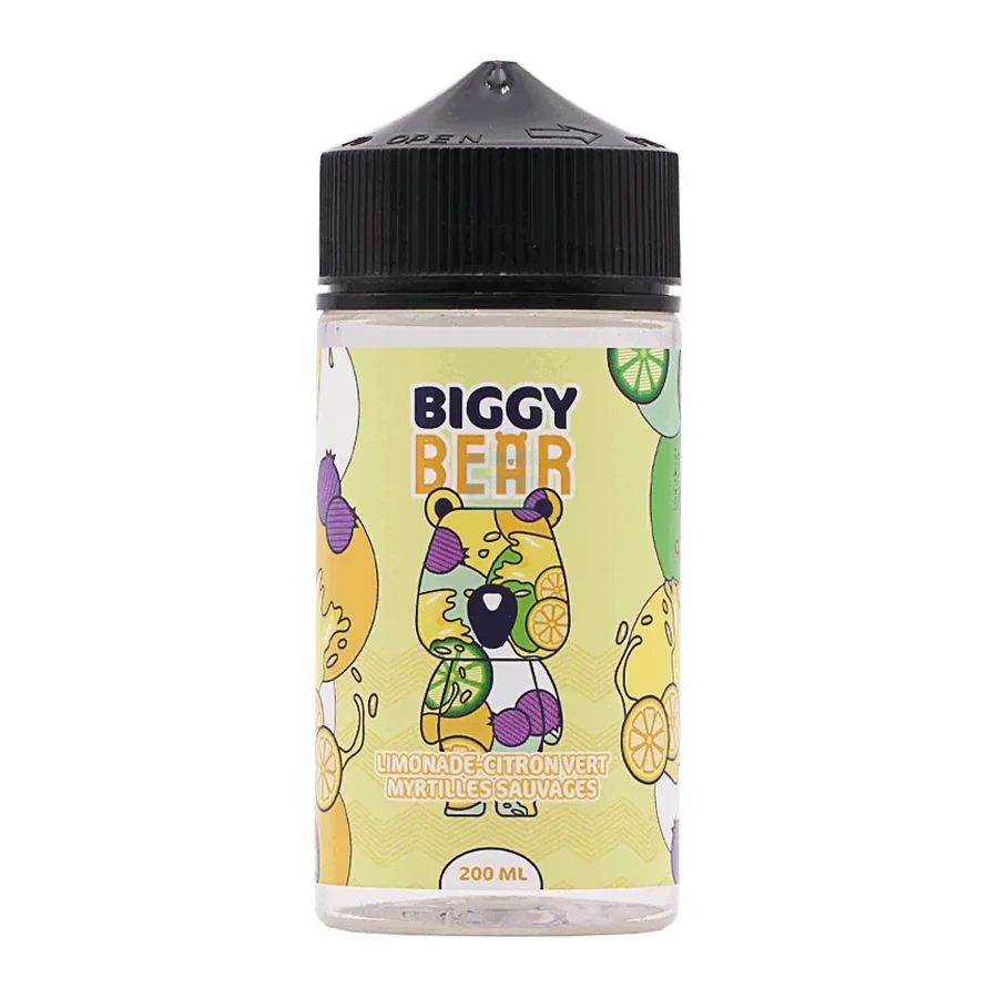 E-liquide Limonade Citron Vert Myrtilles Sauvages 200 mL - Biggy Bear