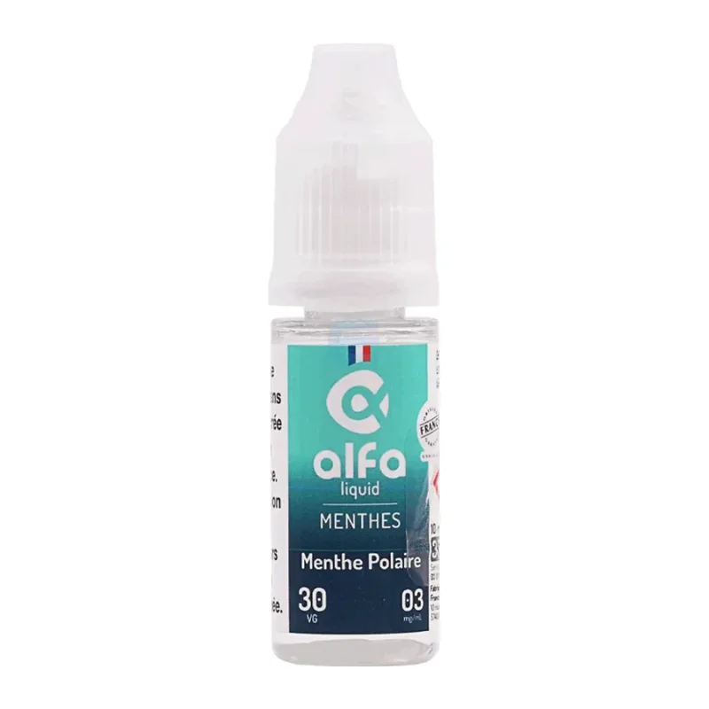 Menthe Polaire (30 VG) 10 mL, e-liquide Alfaliquid