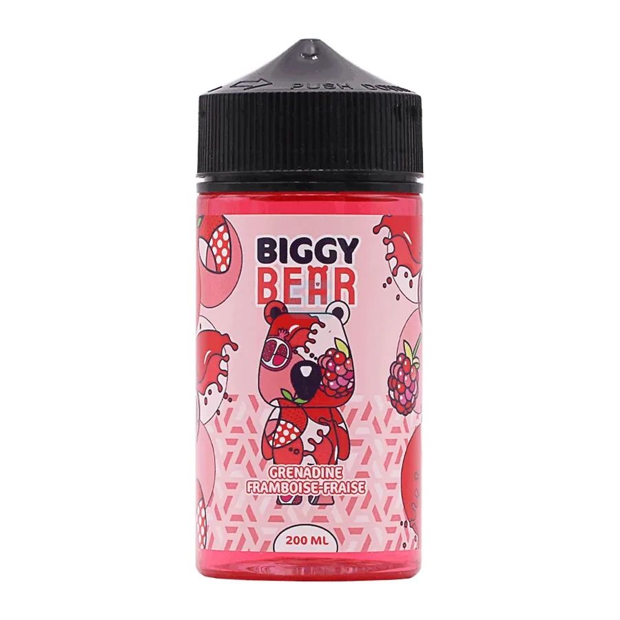 E-liquide Grenadine Framboise Fraise 200 mL - Biggy Bear