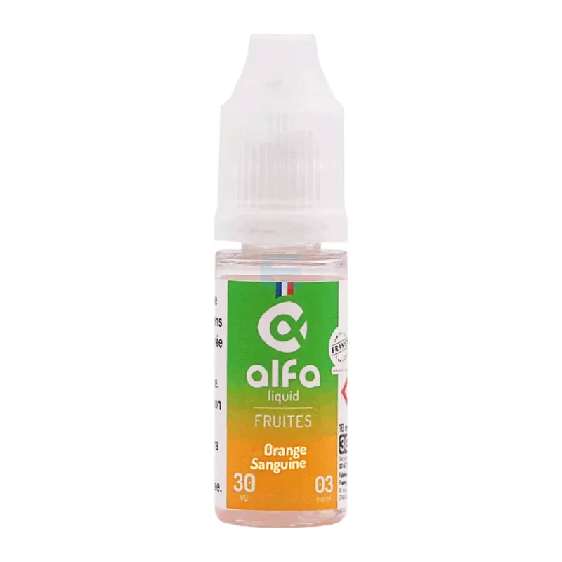 Orange Sanguine (30 VG) 10 mL, e-liquide Alfaliquid