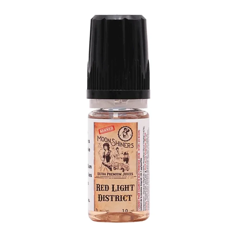 Red Light District 10 mL, e-liquide Moonshiners (Le French Liquide)