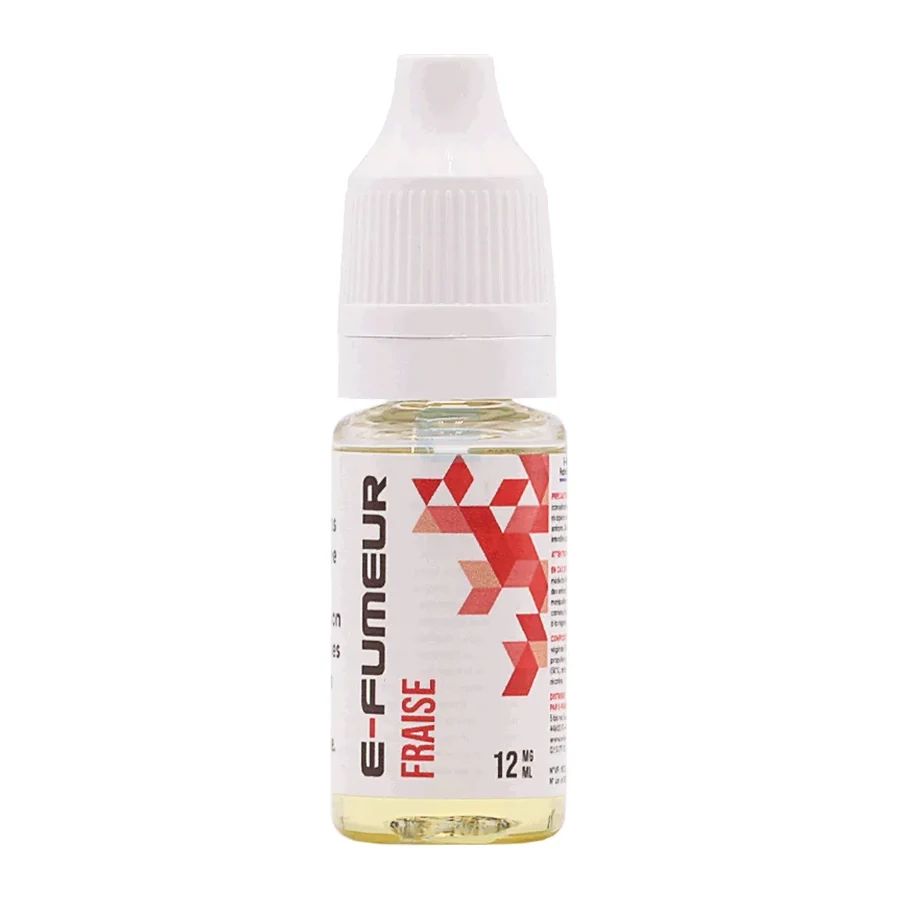E-liquide Fraise 10 mL - E-FUMEUR — E-Fumeur - E-liquides