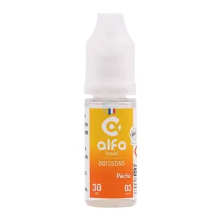 E-liquide Pêche (30 VG) 10 mL - Alfaliquid — Alfaliquid - 30VG