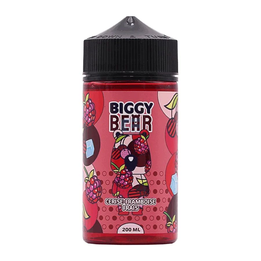E-liquide Cerise Framboise Frais 200 mL - Biggy Bear