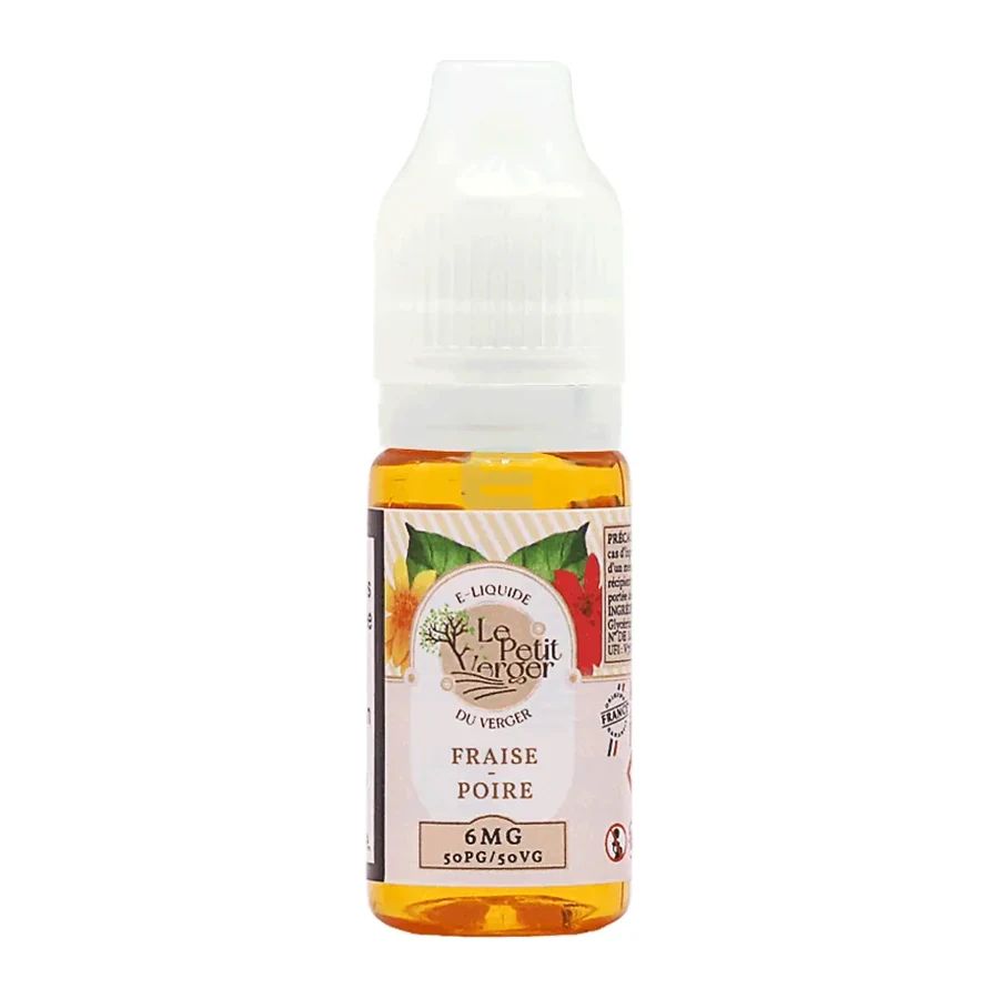E-liquide Fraise Poire 10 mL - Le Petit Verger — Savourea - Le Petit Verger