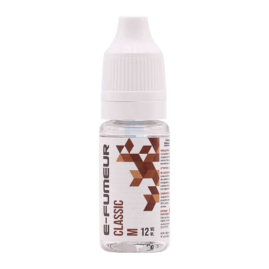 E-liquide Classic M 10 mL - E-FUMEUR — E-Fumeur - E-liquides