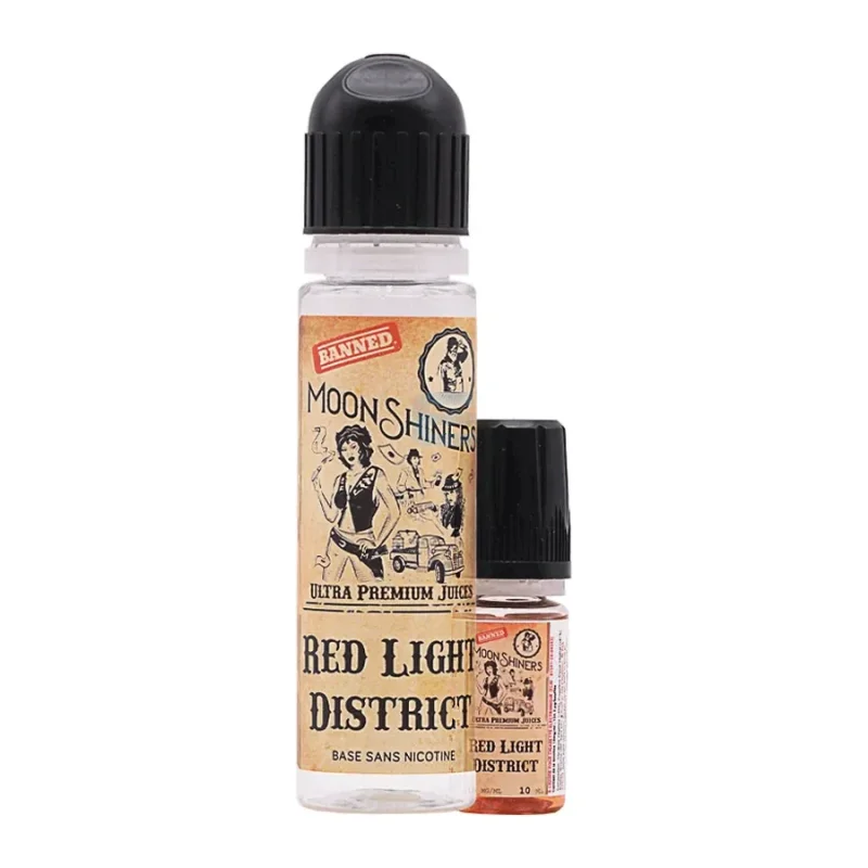 Red Light District 60 mL, e-liquide Moonshiners (Le French Liquide)