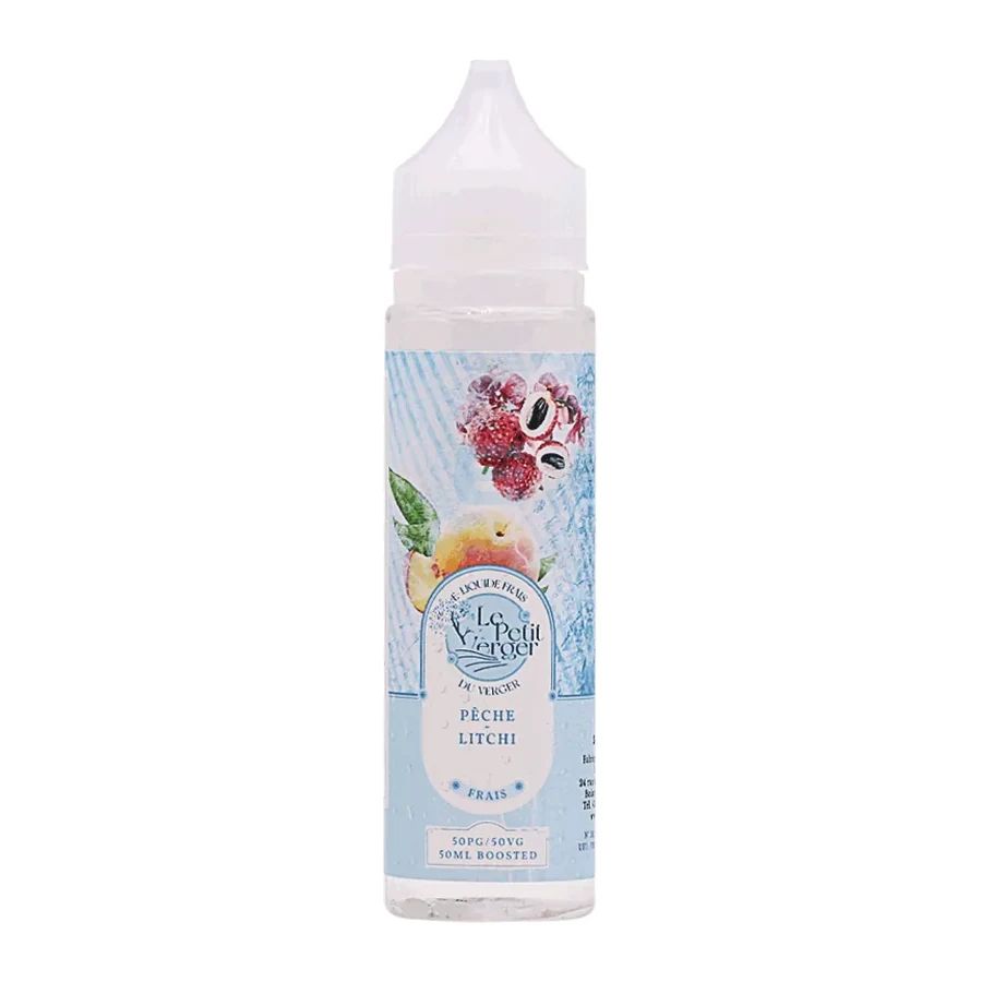 Pêche Litchi Frais 50 mL, e-liquide Le Petit Verger