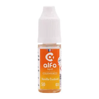 E-liquide Vanilla Custard (50 VG) 10 mL - Alfaliquid — Alfaliquid - 50VG