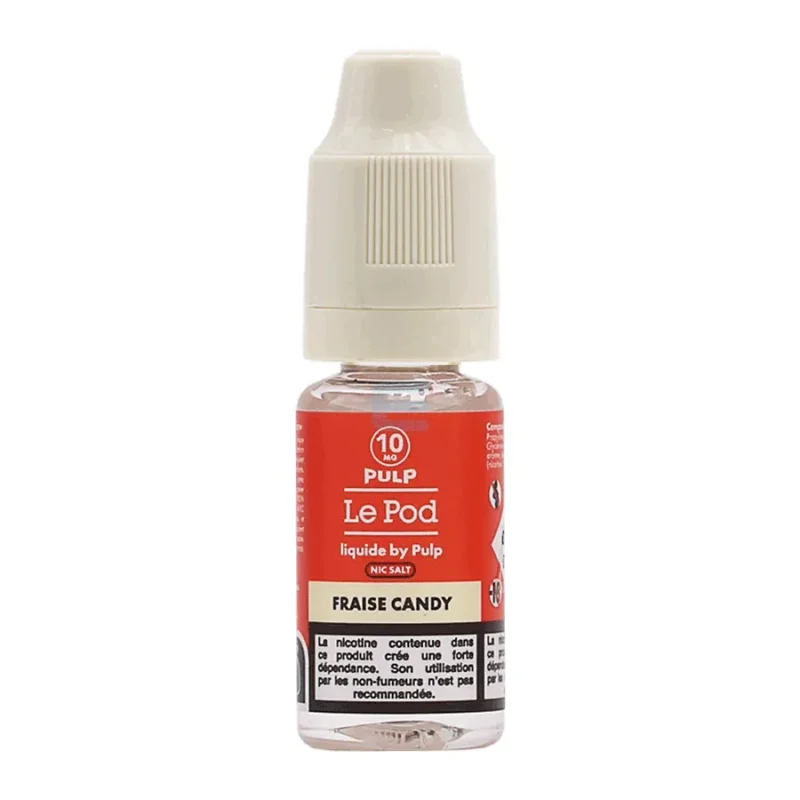 Fraise Candy 10 mL, e-liquide Pulp Le Pod