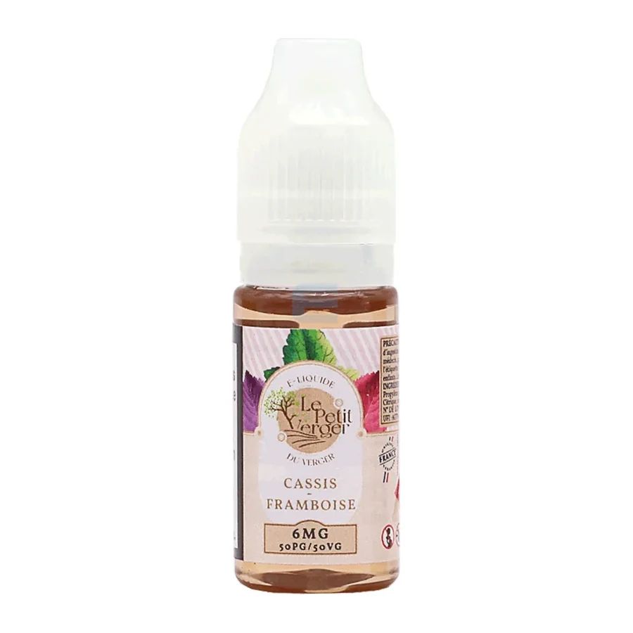 Cassis Framboise 10 mL, e-liquide Le Petit Verger