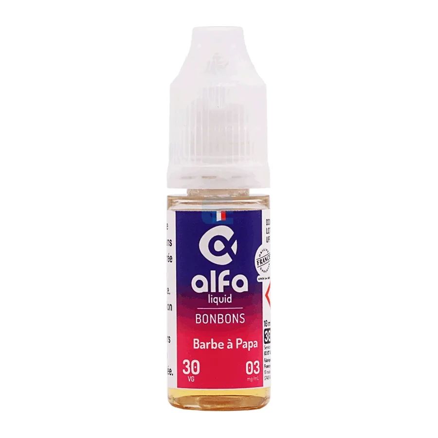 Barbe à Papa (30 VG) 10 mL, e-liquide Alfaliquid