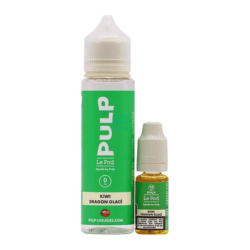 Kiwi Dragon Glacé 60 mL, e-liquide Pulp Le Pod
