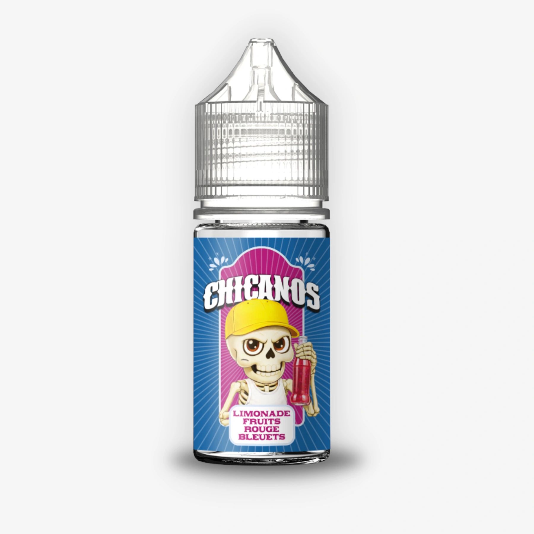 Limonade Fruits Rouges Bleuets Concentre Chicanos 30ml