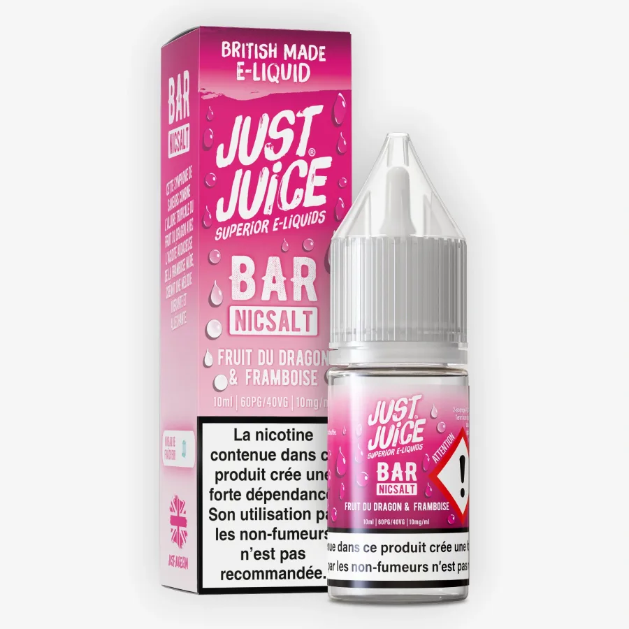 E-liquide Fruit Du Dragon & Framboise Nic Salt 10 mL - Just Juice