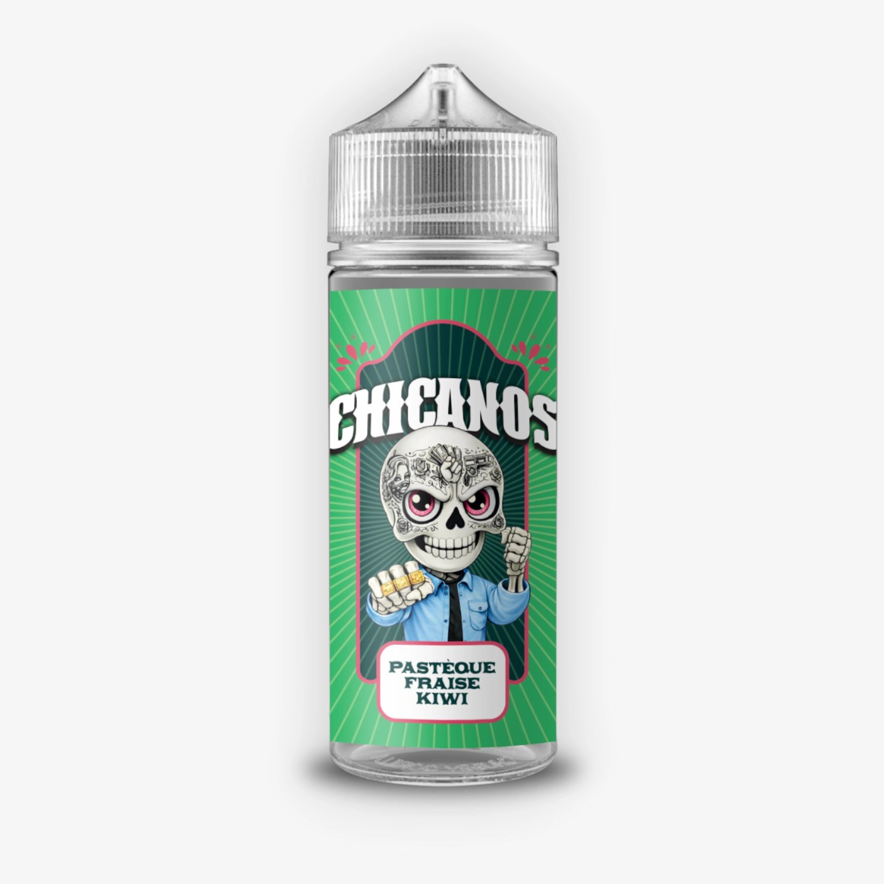 Pasteque Fraise Kiwi ZHC Mix Series Chicanos 100ml 00mg