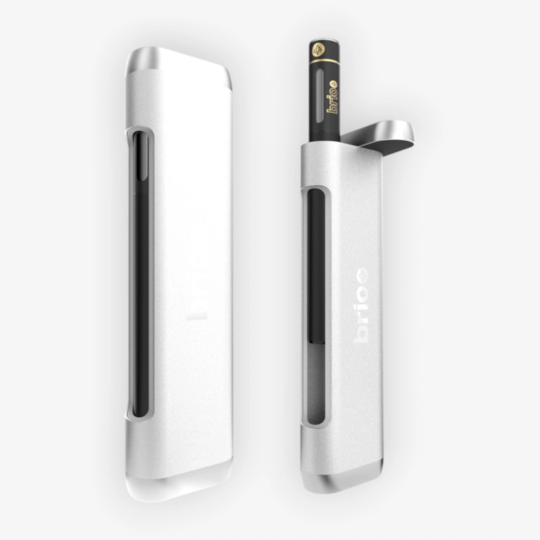 Kit Brio Black Pod 90mah + Power Bank 1200mah 1ml Frosted Silver Da One