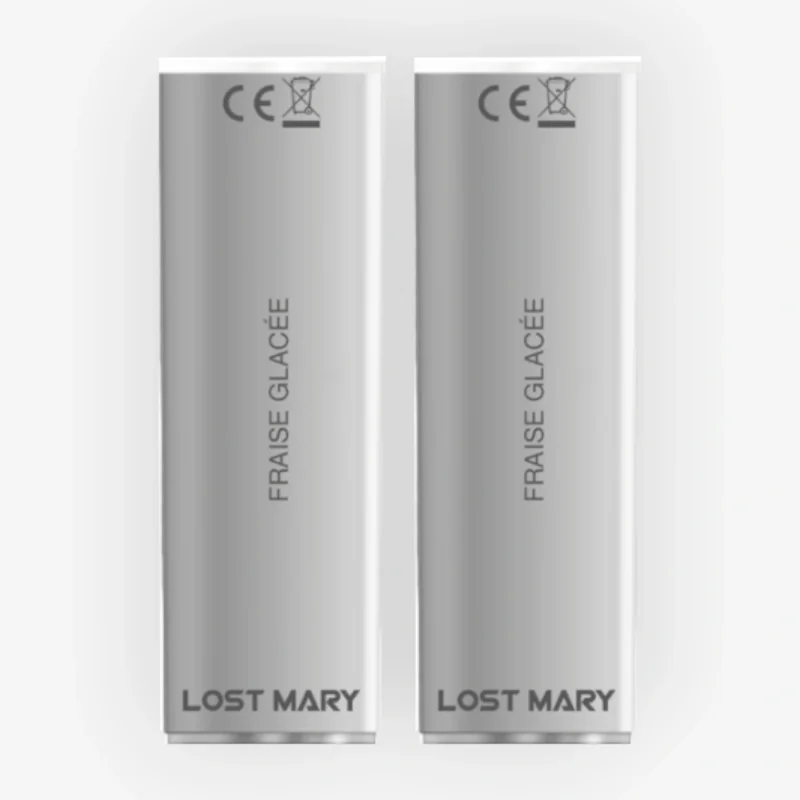 Pack de 2 pods 4en1 Fraise Glacee 2ml 20mg Lost Mary