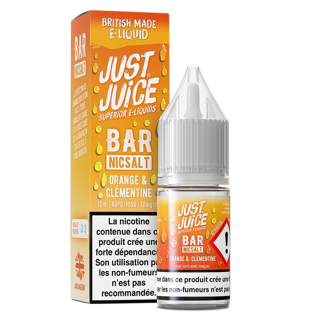 E-liquide Orange & Clementine Nic Salt 10 mL - Just Juice