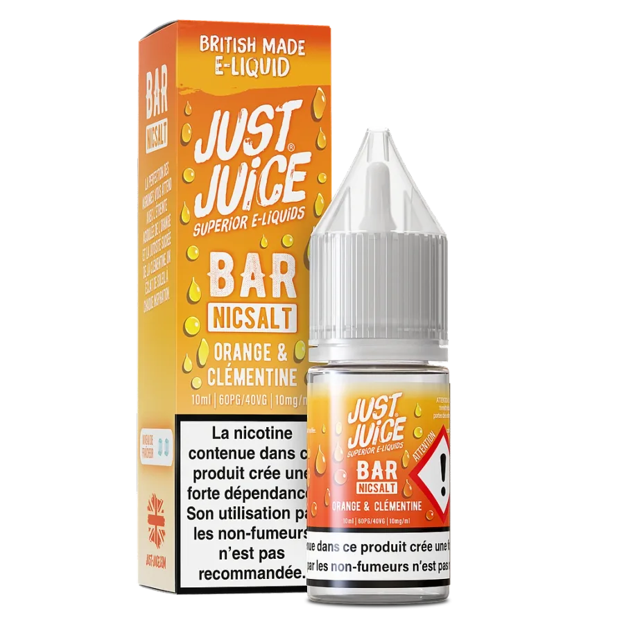 E-liquide Orange & Clementine Nic Salt 10 mL - Just Juice