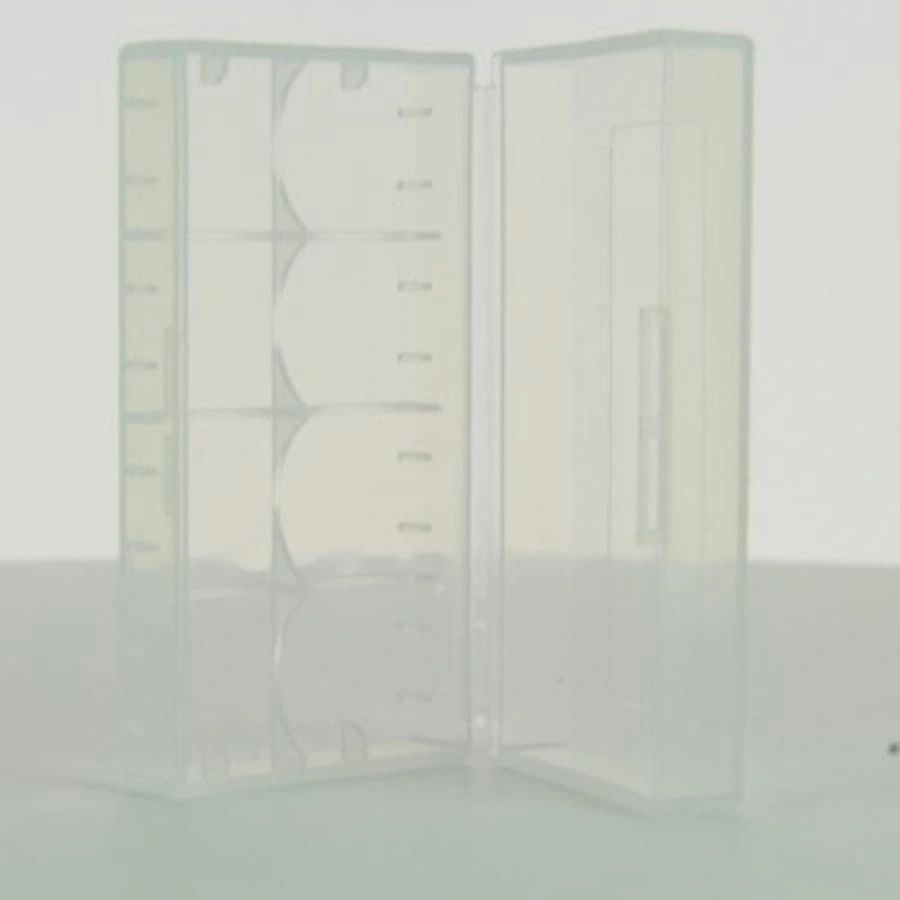 Boite 2 Accus 18650 Transparent