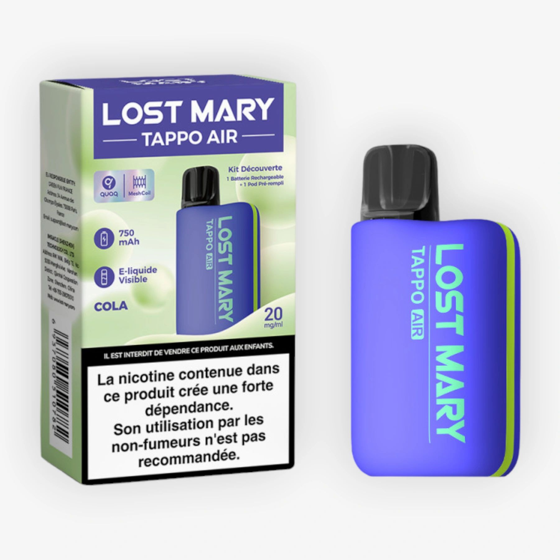 Kit Tappo Air - Lost Mary