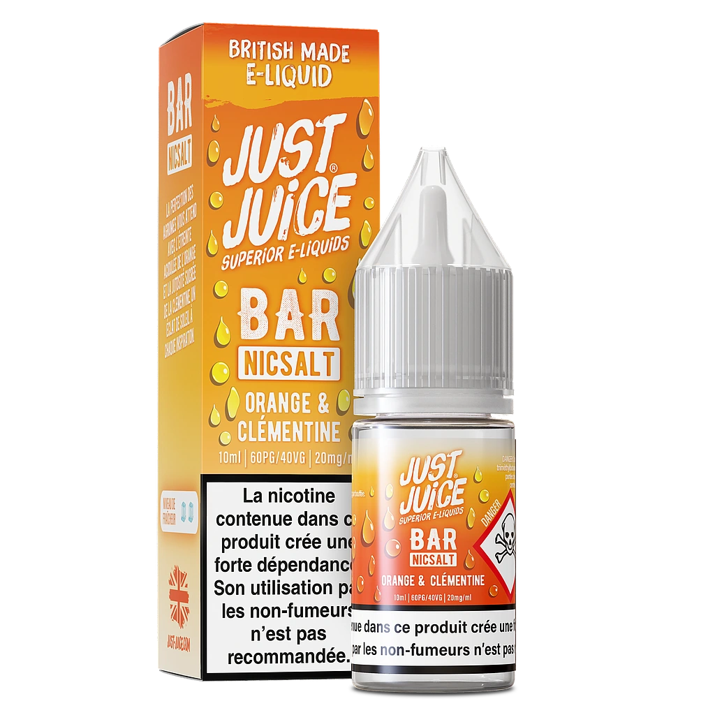 E-liquide Orange & Clementine Nic Salt 10 mL - Just Juice
