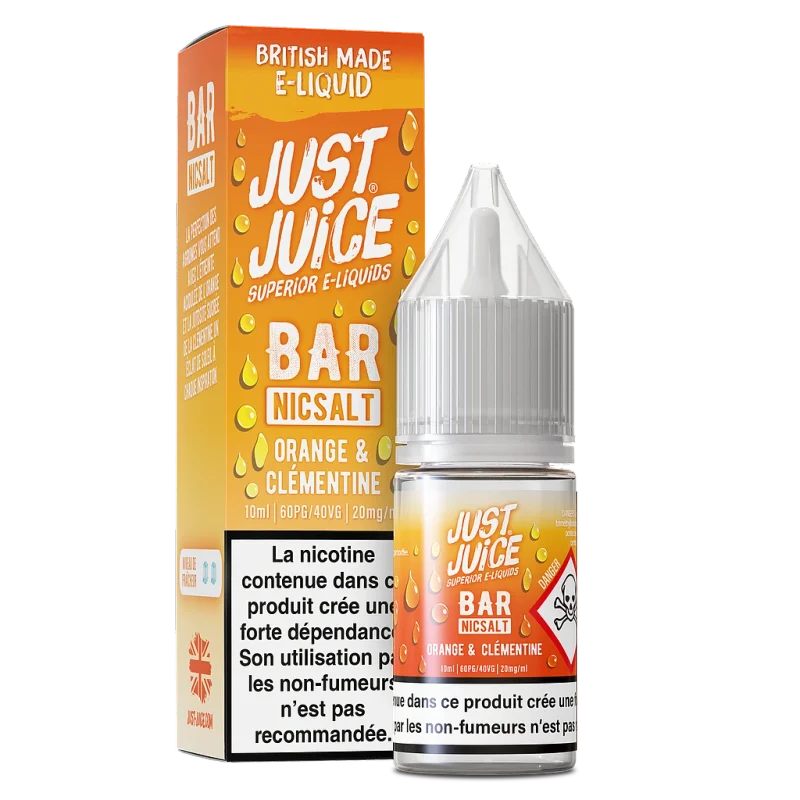 E-liquide Orange & Clementine Nic Salt 10 mL - Just Juice