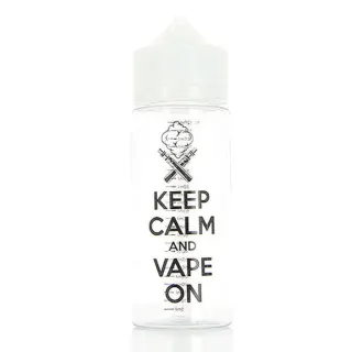 Fiole vide Chubby avec graduation N1 Keep Calm 120ml DIY UP