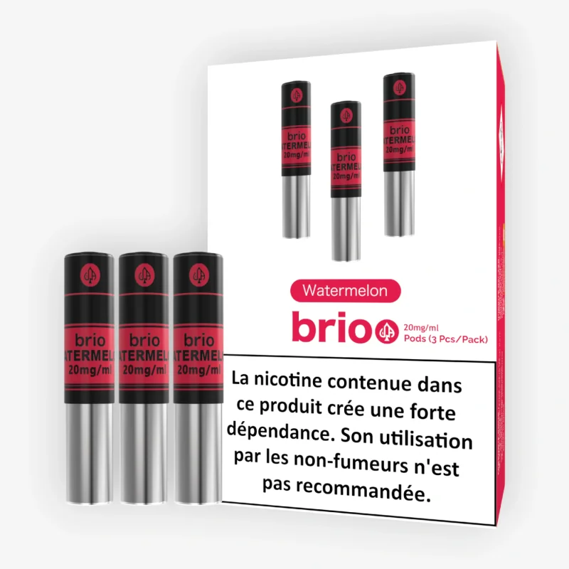 Pack de 3 Pods Brio Watermelon 1ml 20mg Da One