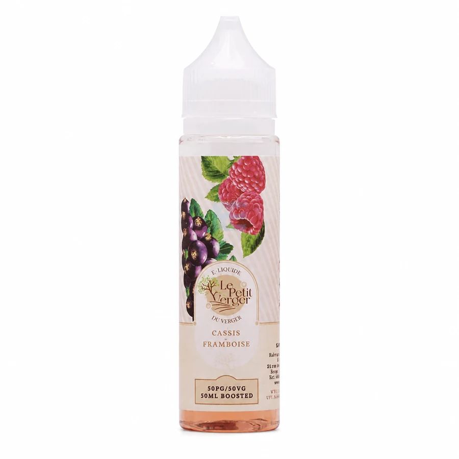 E-liquide Cassis Framboise 50 mL - Le Petit Verger